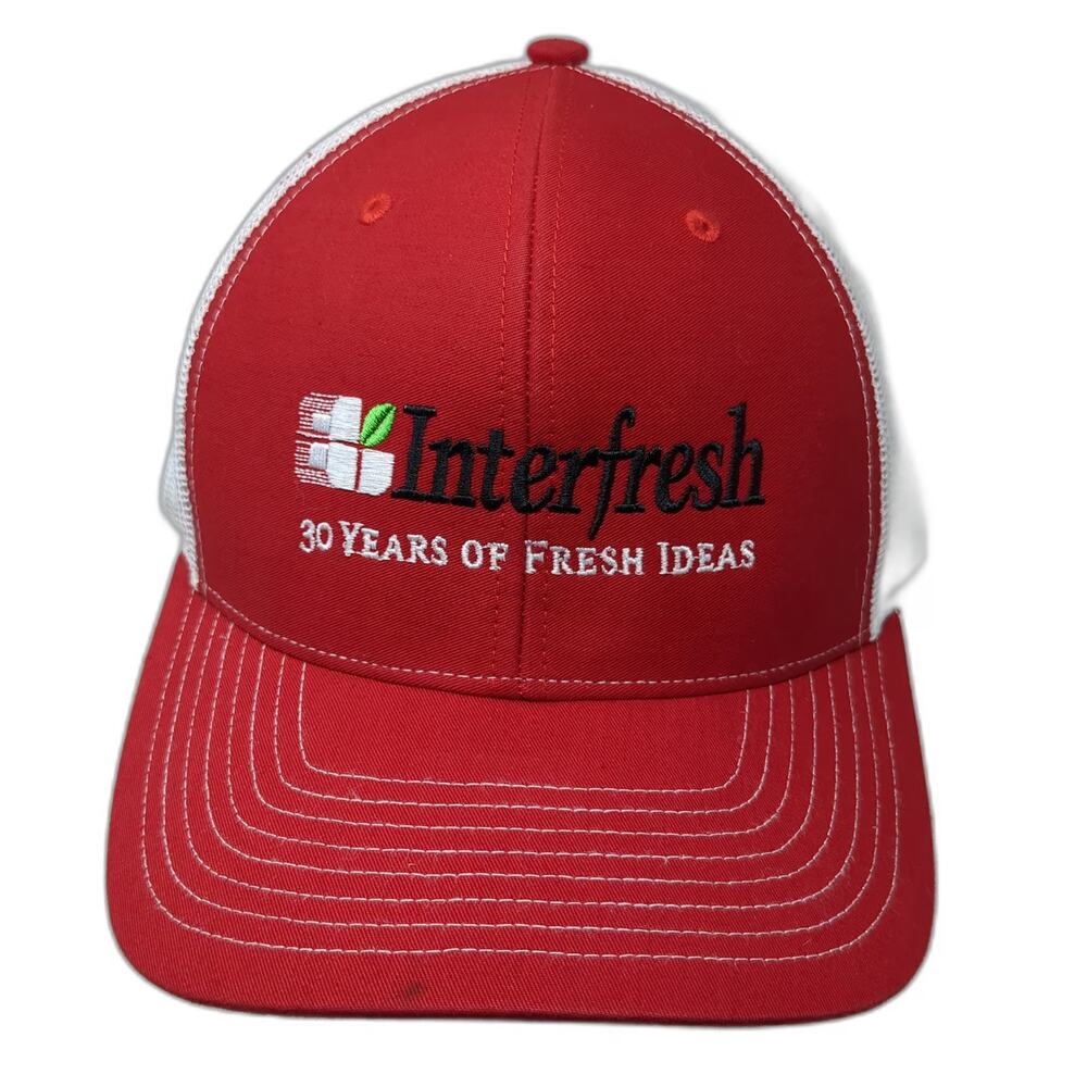 Richardson 112 Trucker Hat Red White One Size Interfresh 30 Years Fresh Ideas